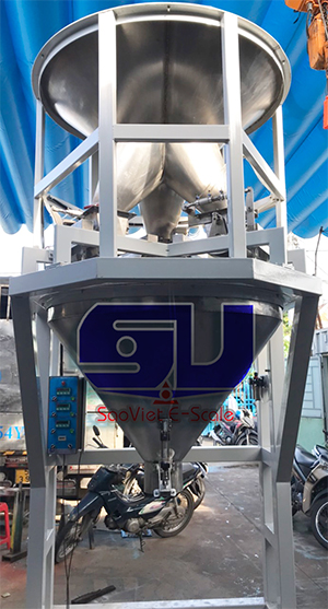 Cân đóng bao đường 03 phễu cân PM20-3 Cân đóng bao đường 03 phễu cân PM20-3